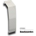 Buss General Partner Co Ltd Baseboarders® Premium Series Steel Easy Slip-on Baseboard Heater Cover Coupler, White CP001-WHT